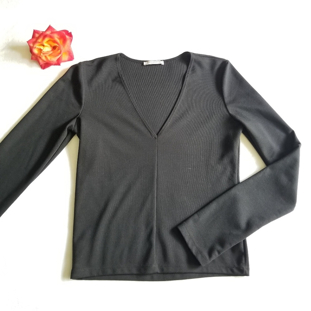 BASIC | Zara Trafaluc Basic Long Sleeve Top